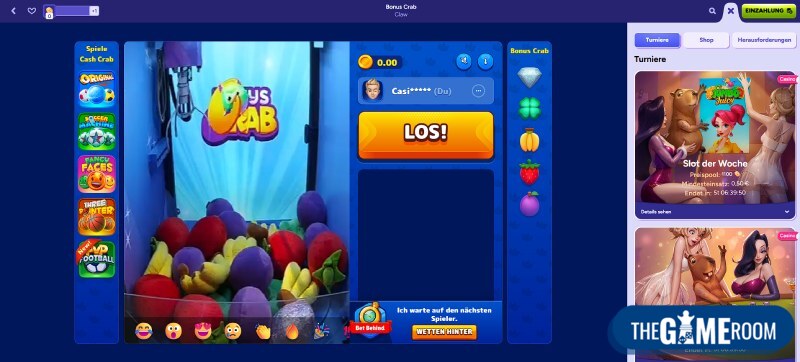 Bonus Crab Funktion im Casino