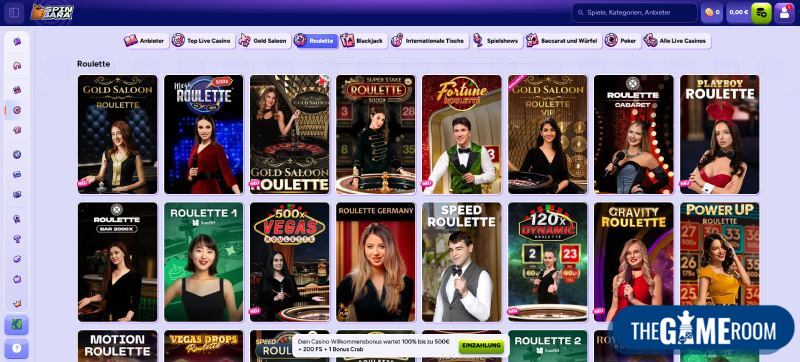 Echtgeld Roulette im Online Casino