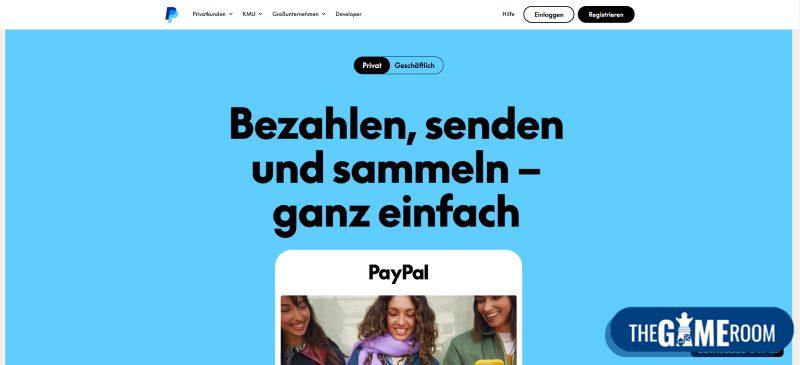 Paypal-Konto erstellen
