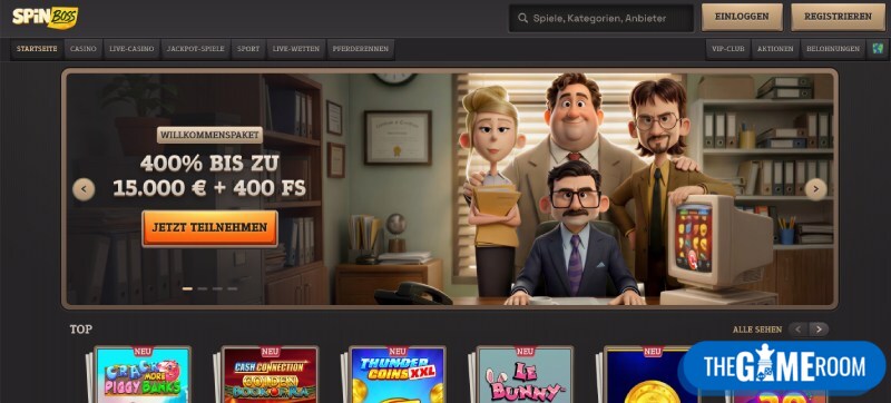SpinBoss Casino mit Bonus Buy