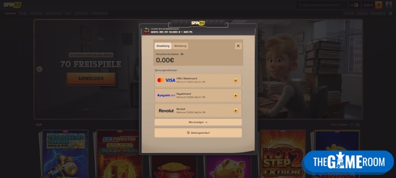 Einzahlung im Casino mit Bonus Buy Slots