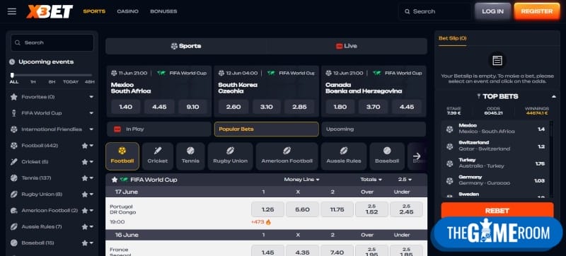 x3bet Screenshot