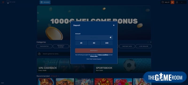deposit at non gamstop casino online