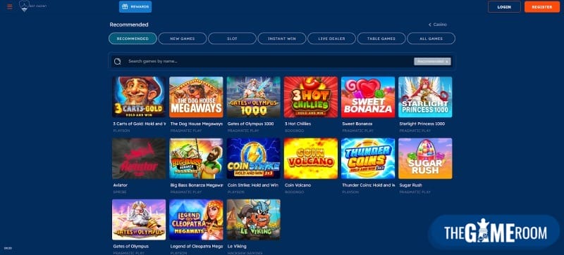 non gamstop Top Casino Games