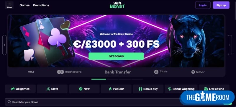 WinBeast Best UK Independent Online Casino