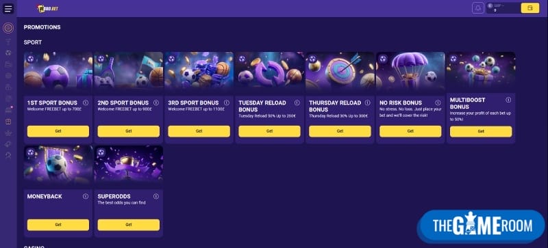 activate sports bonus with credit card