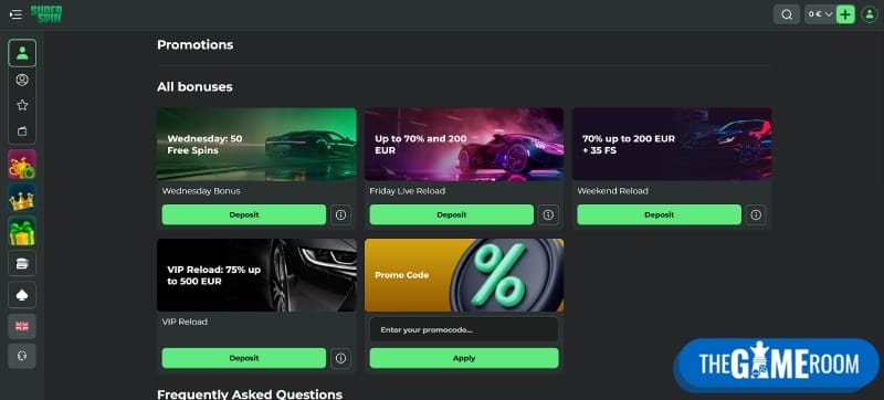 Claim a bonus at a no ID casino