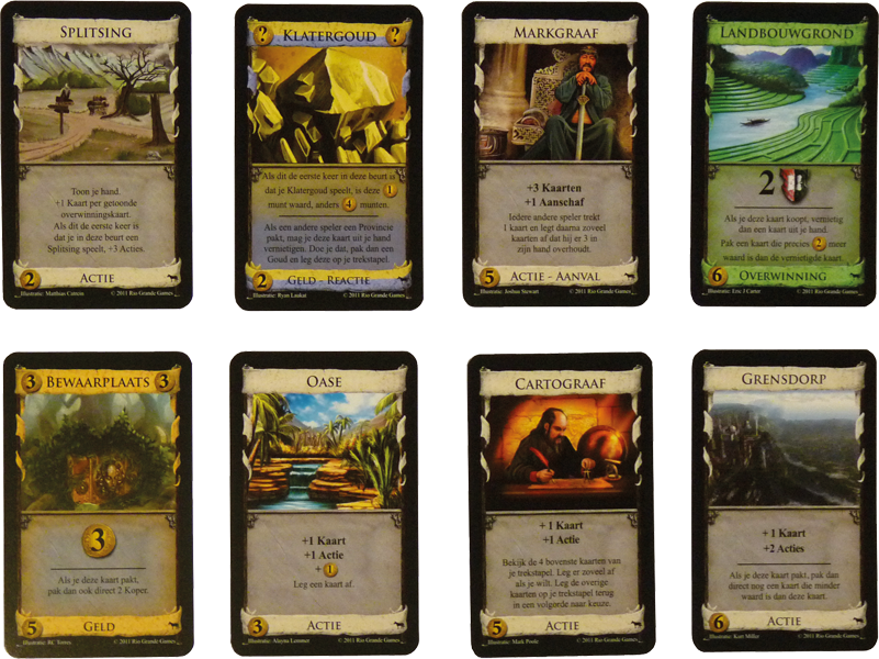 Dominion: Het Achterland kaarten