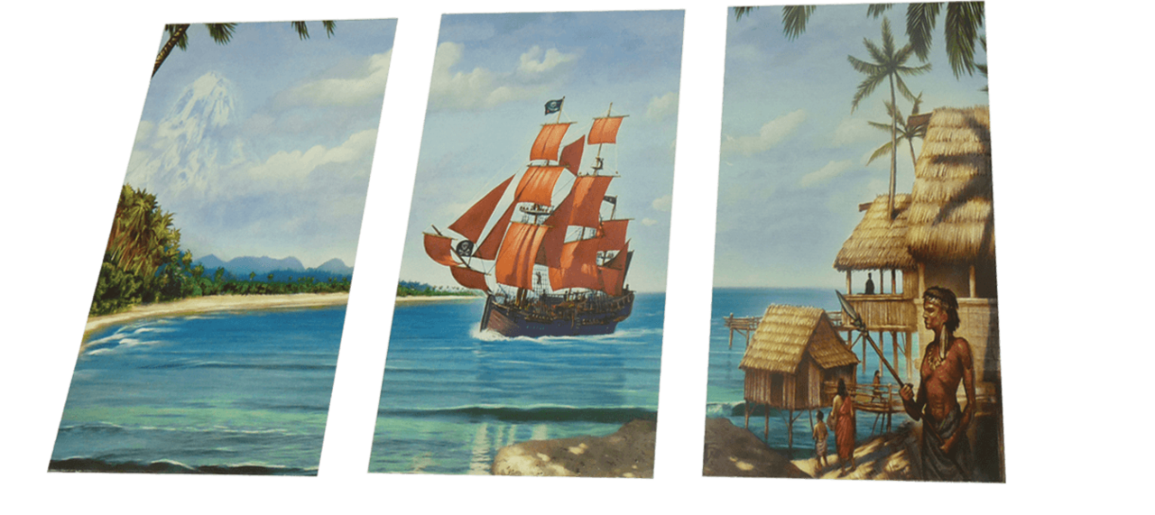 Dominion: Hijs de Zeilen speelbord