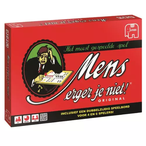 Bordspel Mens Erger Je Niet klassieke uitvoering