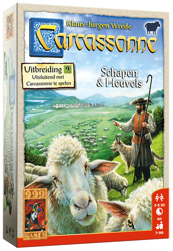 Carcassonne: Schapen en Heuvels