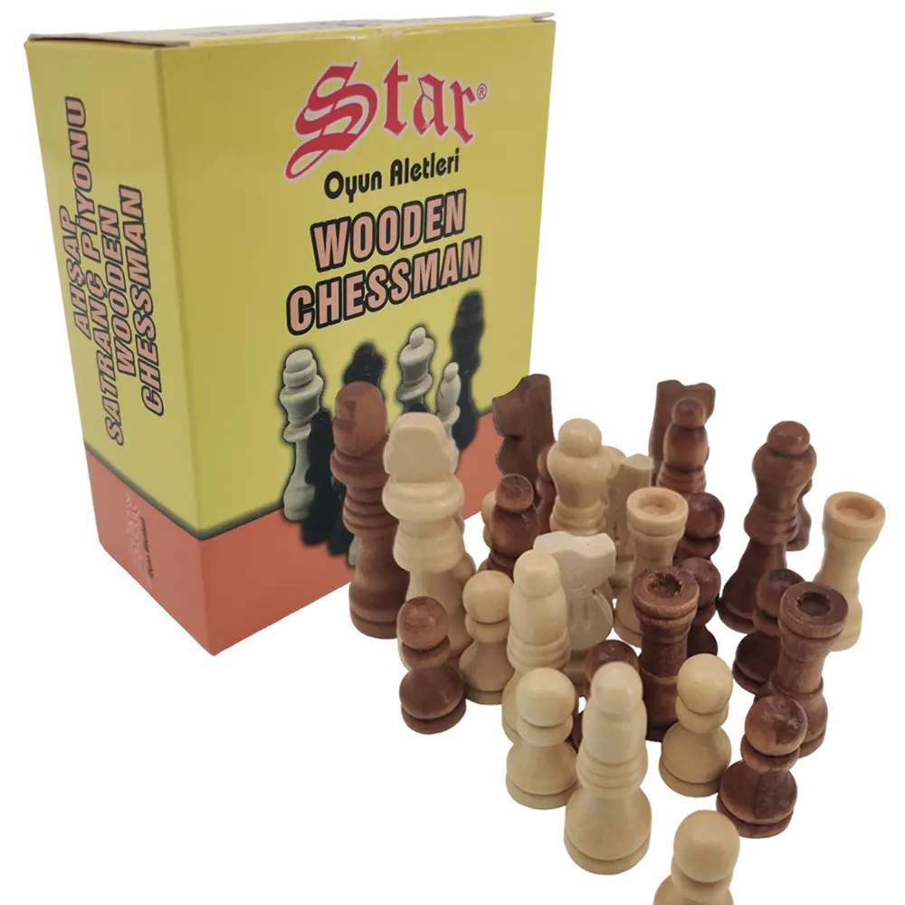 kleine schaakstukken van hout
