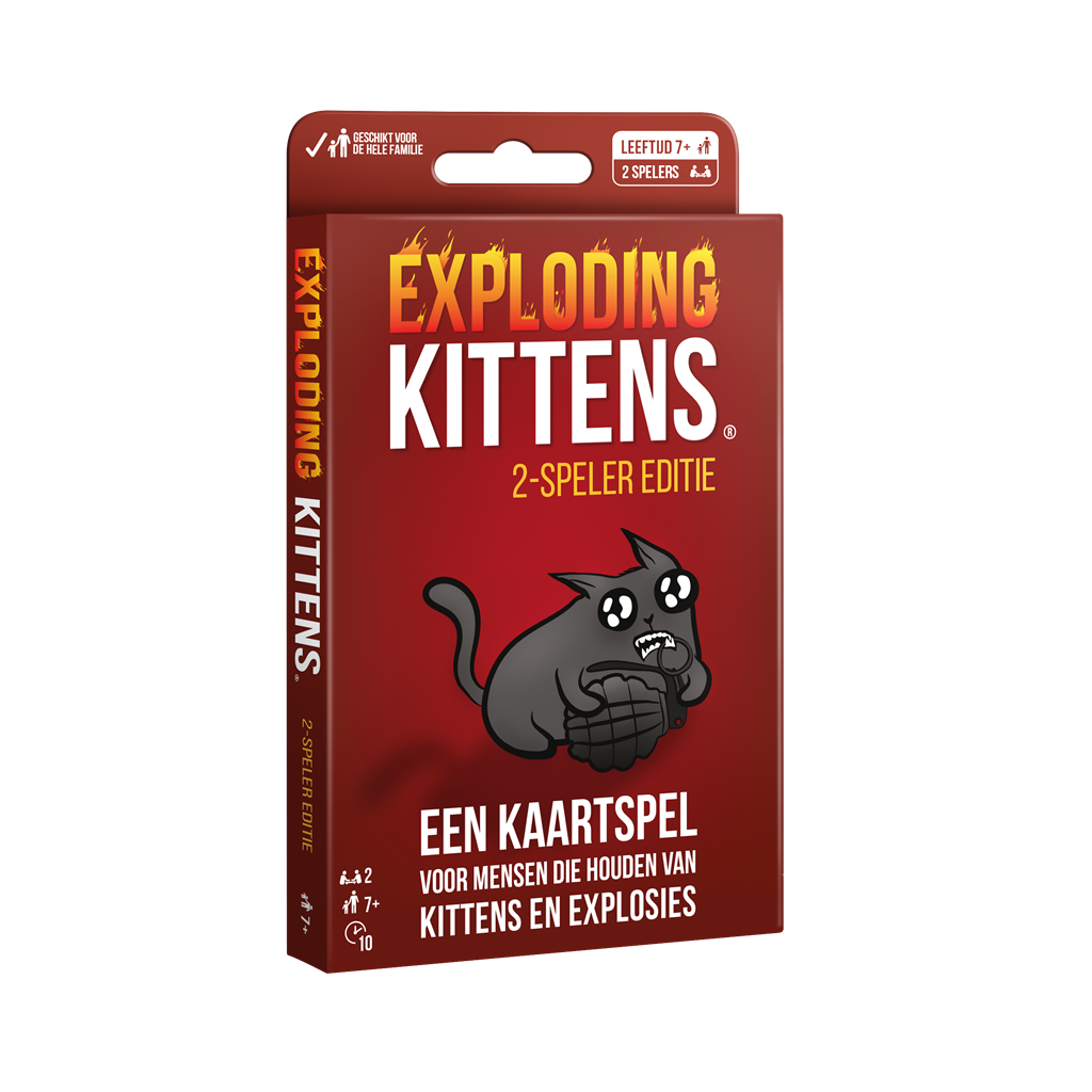Exploding Kittens voor 2 spelers