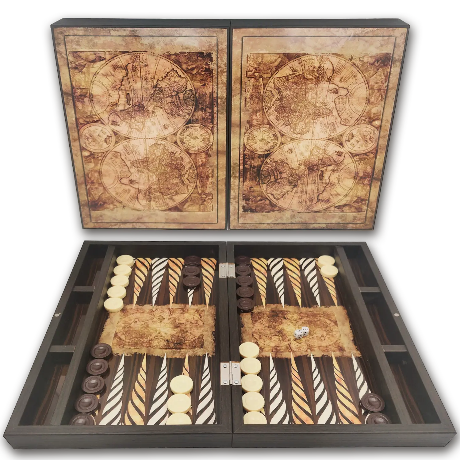 Trendy backgammon map