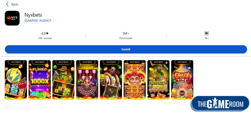 NYXbets casino-app