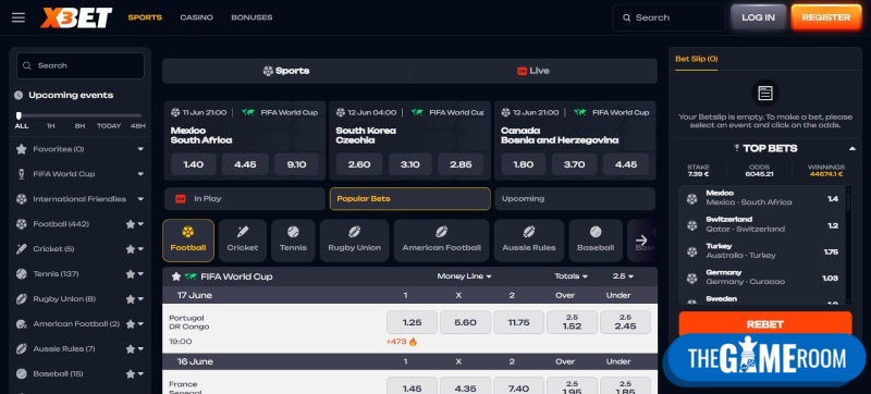 X3bet Screenshot