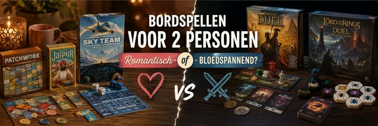 Bordspellen voor 2 personen
