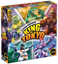 dobbelspel King of Tokyo met monsterfiguren
